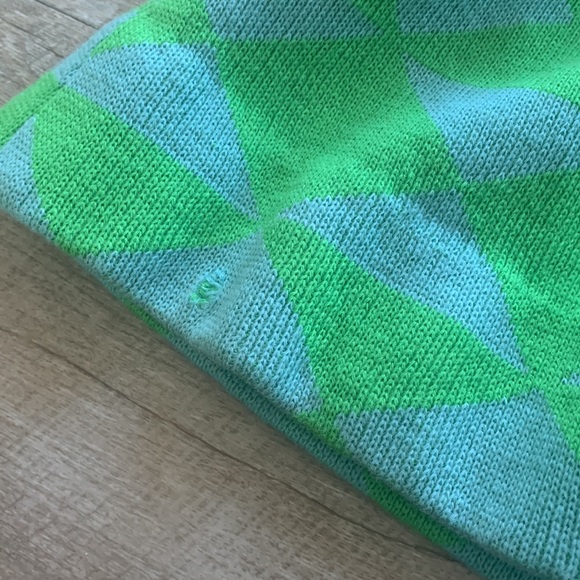 Vintage Geometric Abstract Double Breasted Sweater Coat - Picture 14 of 15